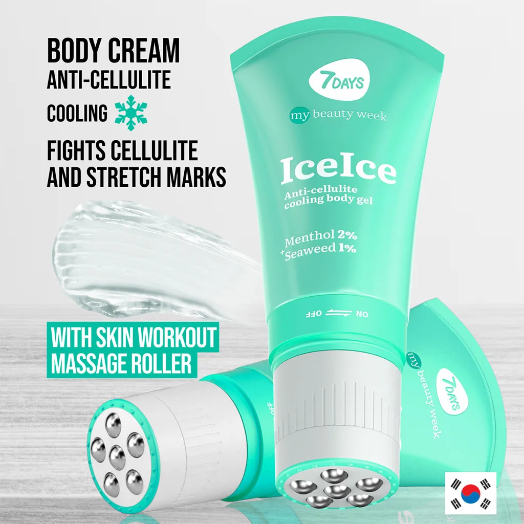 7days Anti-cellulite cooling body gel ICEICE COOL