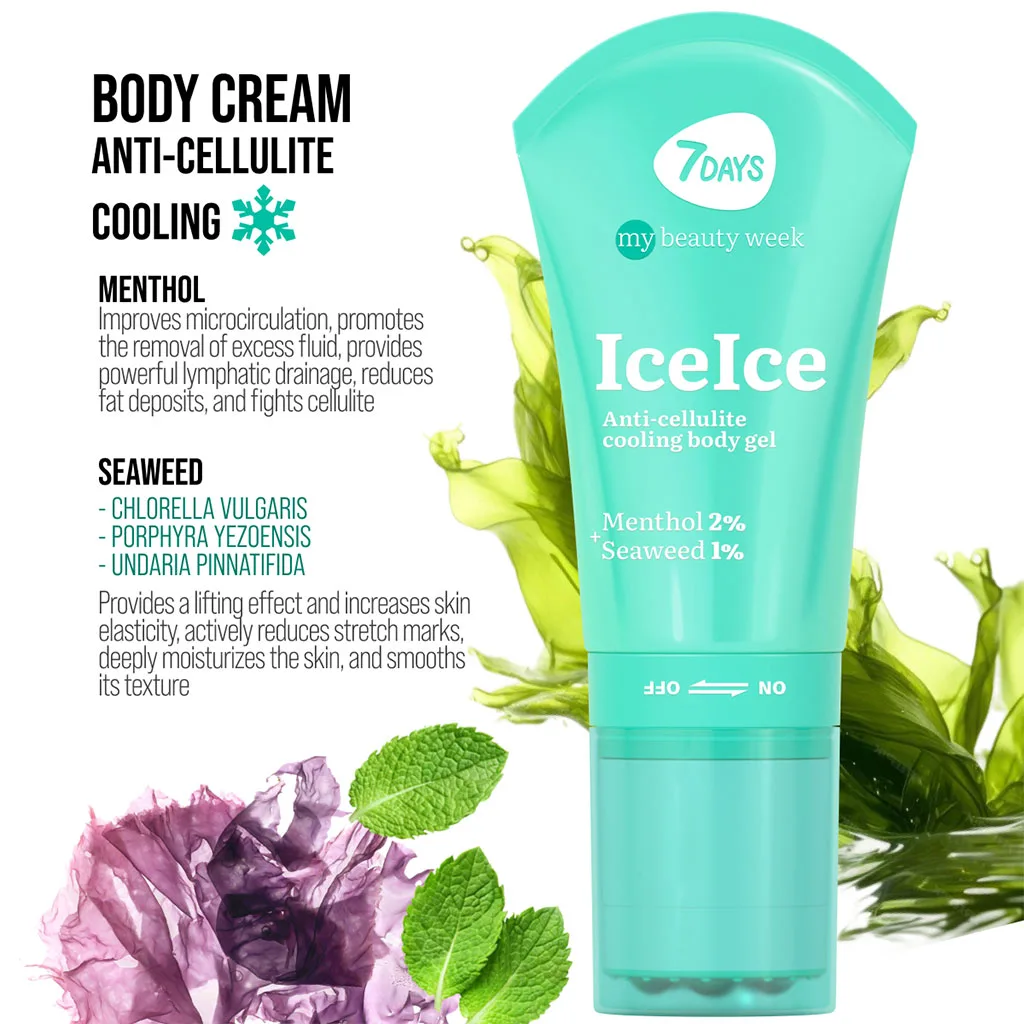 7days Anti-cellulite cooling body gel ICEICE COOL