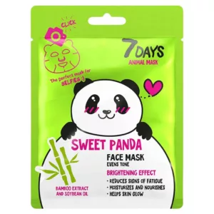 ماسک صورت ورقه ای شفاف کننده سون دیز مدل Sweet Panda