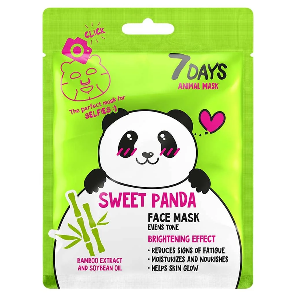 ماسک صورت ورقه ای شفاف کننده سون دیز مدل Sweet Panda ماسک صورت ورقه ای شفاف کننده سون دیز مدل Sweet Panda