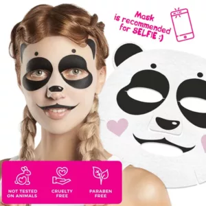 ماسک صورت ورقه ای شفاف کننده سون دیز مدل Sweet Panda