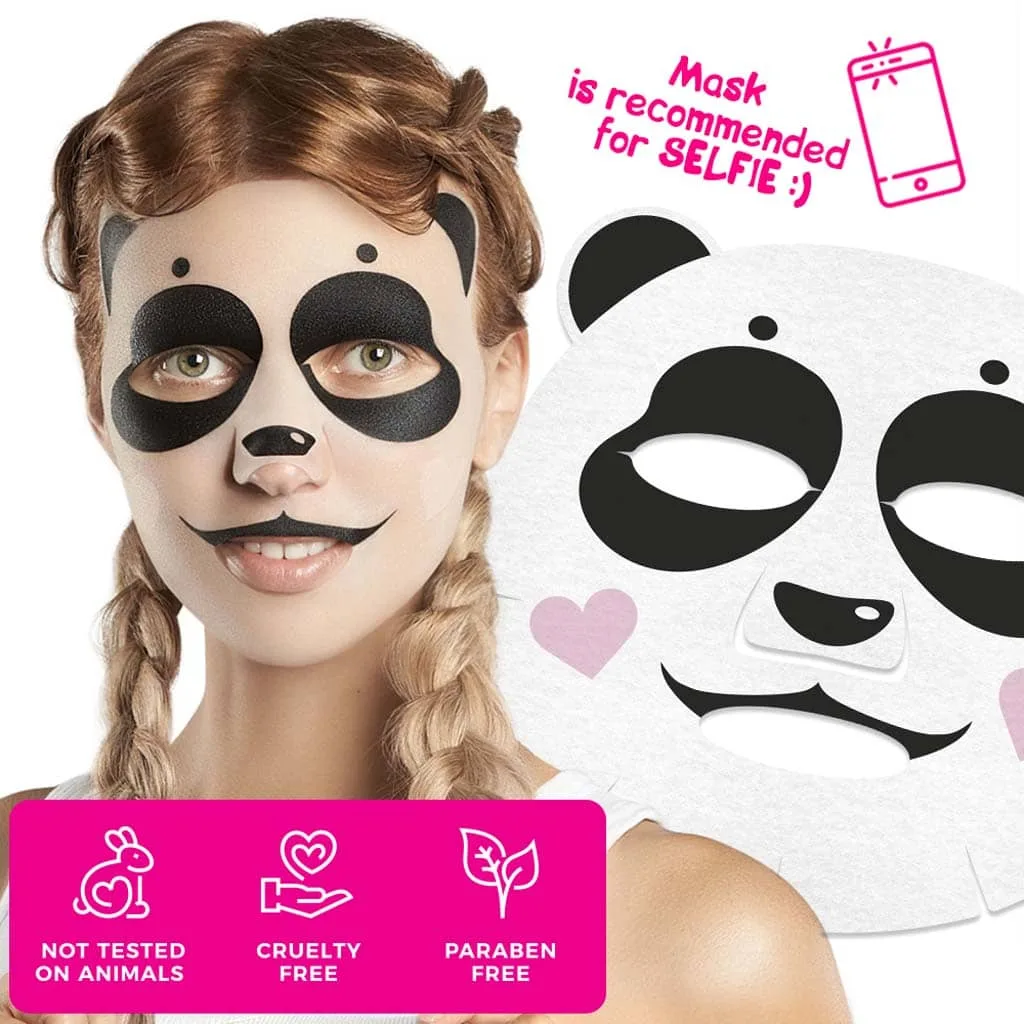 ماسک صورت ورقه ای شفاف کننده سون دیز مدل Sweet Panda