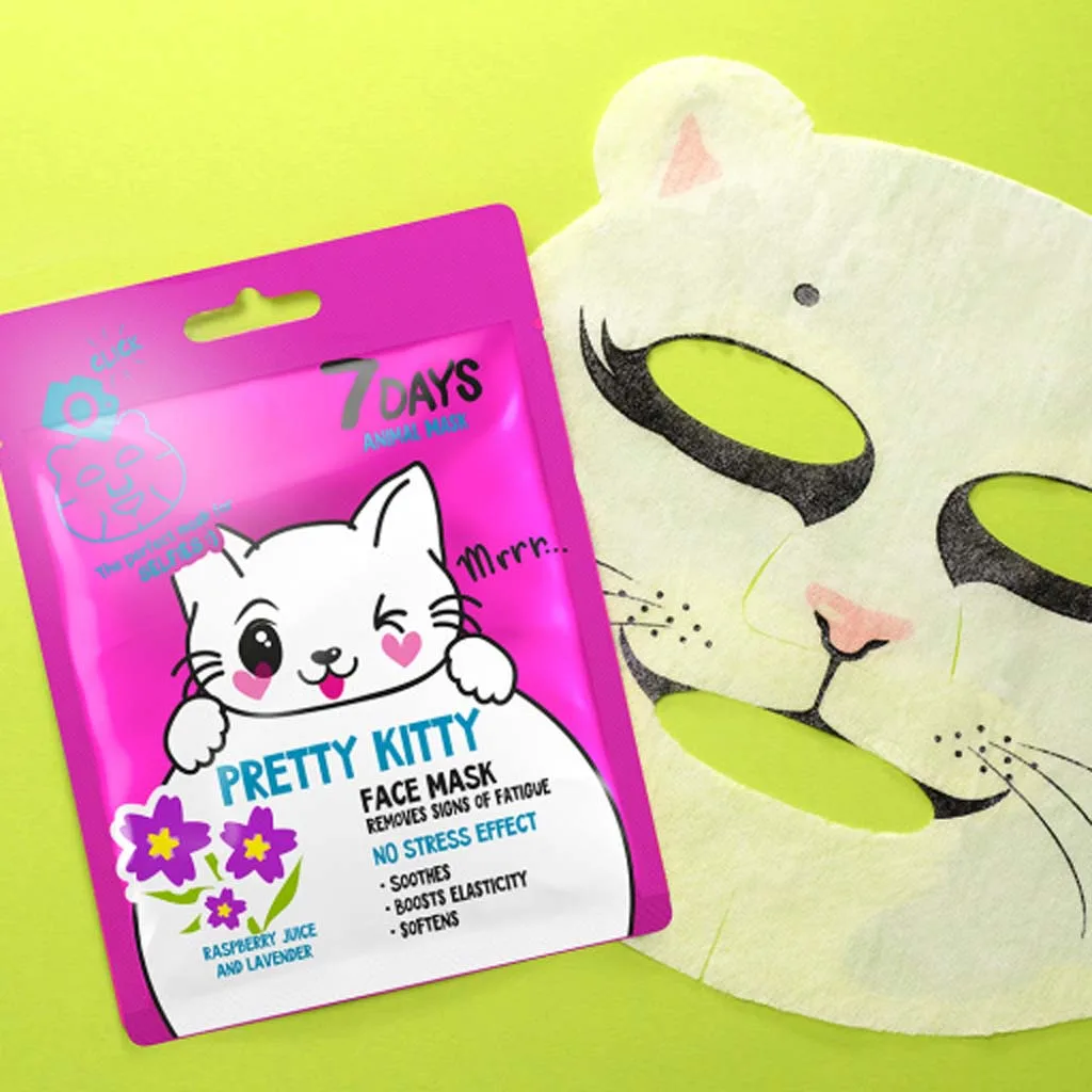 ماسک ورقه ای ضد استرس سون دیز Pretty Kitty
