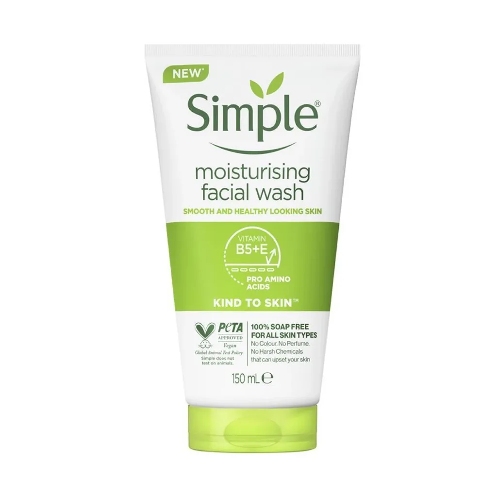 ژل شوینده رطوبت رسان سیمپل پوست حساس بدون صابون