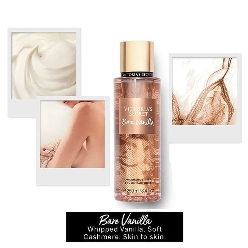 بادی میست بیر وانیلا ویکتوریا سکرت رایحه وانیل ارکیده نارگیل Bare Vanilla