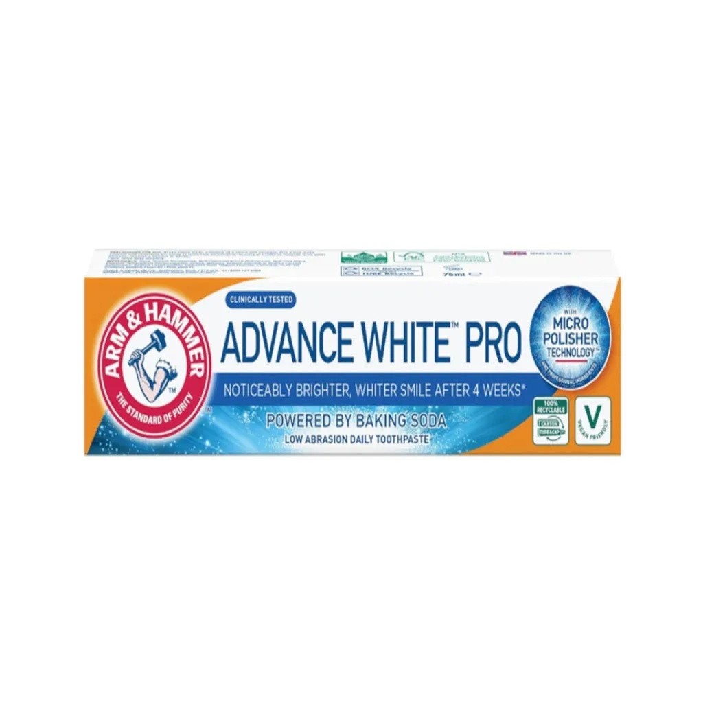 خمیردندان آرم اند همر سفید کننده ADVANCED WHITE PRO خمیردندان آرم اند همر سفید کننده ADVANCED WHITE PRO