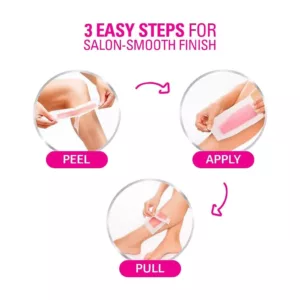 نوار وکس موبر ویت Veet آبی پوست حساس رایحه روغن بادام 20 عددی