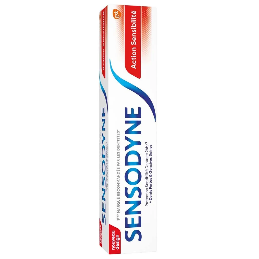 خمیردندان سنسوداین دندان لثه حساس action sensibilite