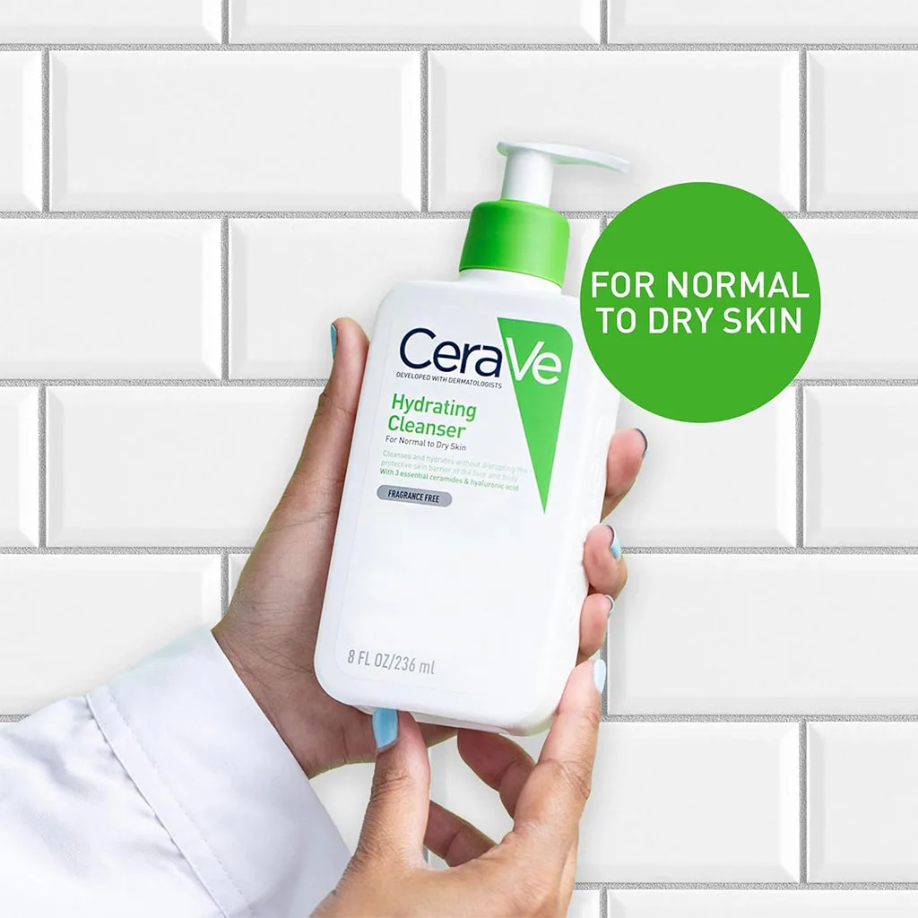 شوینده آبرسان سراوی CeraVe پوست نرمال تا خشک آمریکا