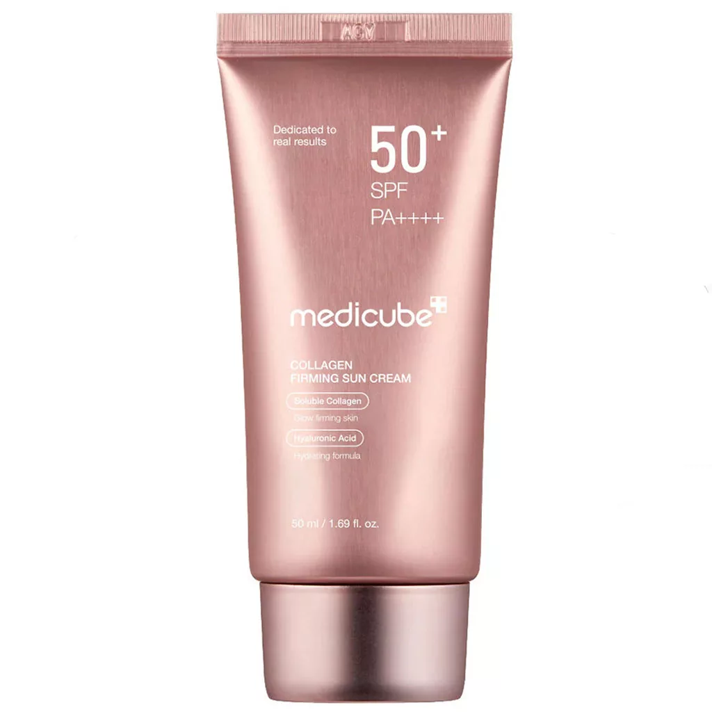 ضدآفتاب کلاژن هیالورونیک اسید مدی کیوب SPF50 ضدآفتاب کلاژن هیالورونیک اسید مدی کیوب SPF50