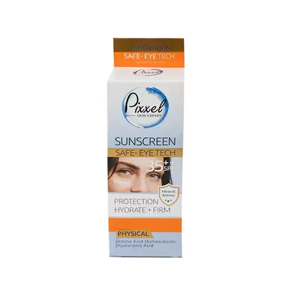 ضد آفتاب فیزیکی دور چشم و صورت پیکسل spf 35