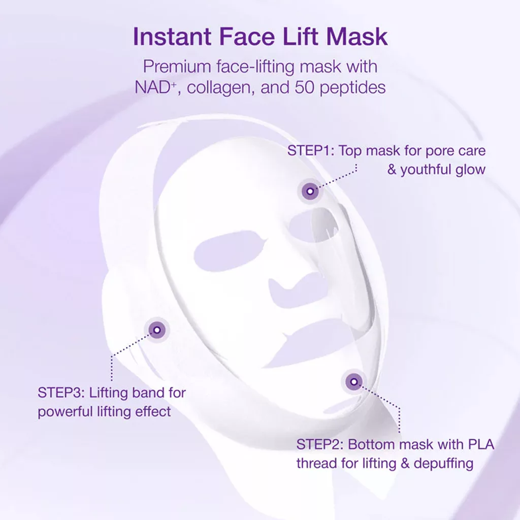 ماسک صورت نامبوزین 9 بایو لیفتینگ NAD+BIO (یک ورق تکی)