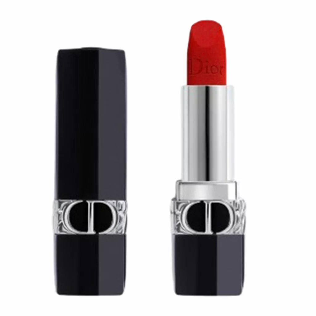 رژ لب جامد کریستین دیور ROUGE DIOR شماره 999 VELVET رژ لب جامد کریستین دیور ROUGE DIOR شماره 999 VELVET
