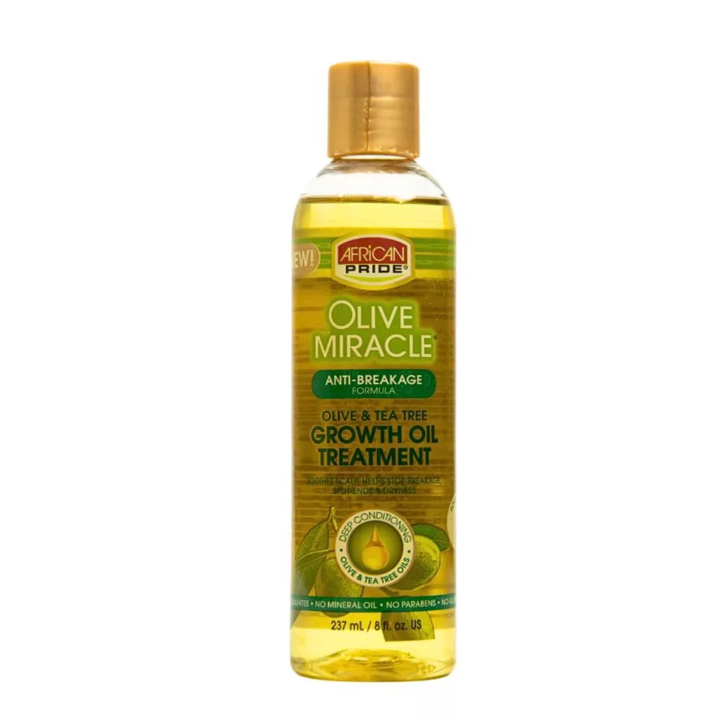 روغن مو افریکن پراید درمانی ترمیم کننده Olive & Tea tree روغن مو افریکن پراید درمانی ترمیم کننده Olive & Tea tree