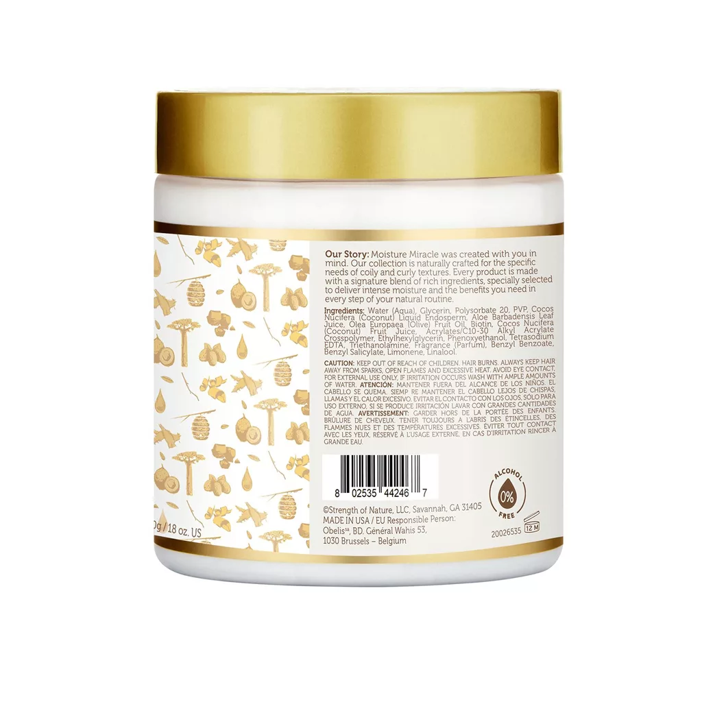 ژل موی فر قوی آفریکن پراید بدون الکل Aloe & coconut Water