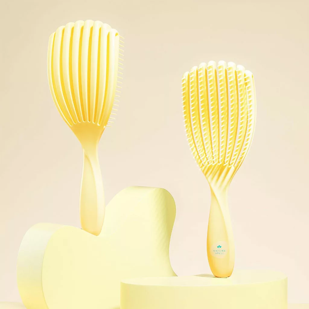 برس مو نیچر اسپل زرد FLEXIFLOW DETANGLER