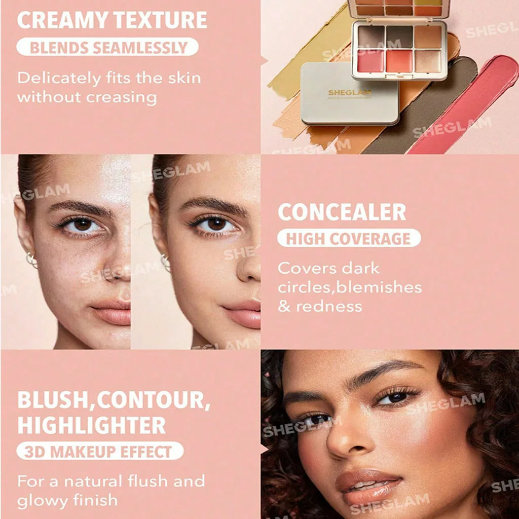 پالت کانتور شیگلم 12 رنگ کاموفلاژ VANILLA SCULPT