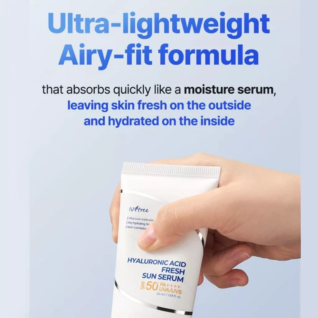 ضدآفتاب هیالورونیک ایزنتری FRESH SPF50