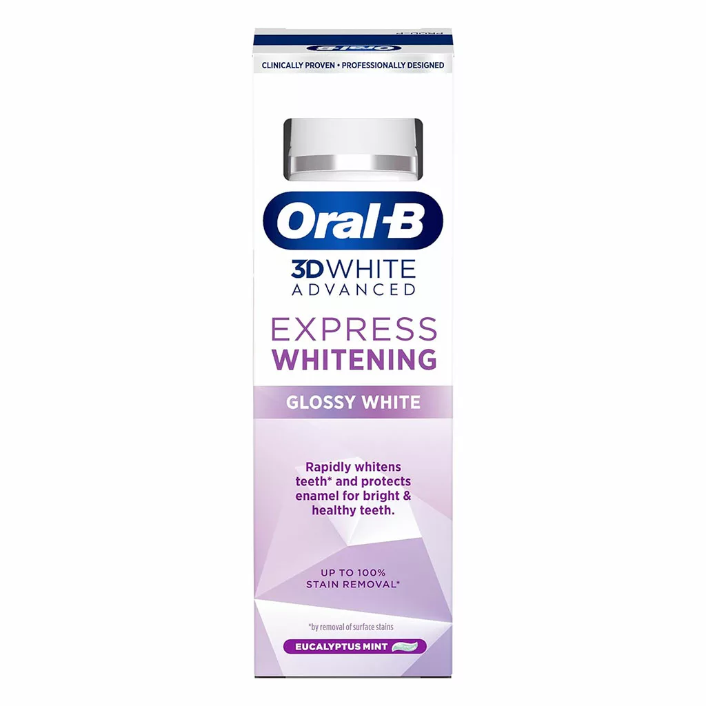 خمیردندان اورال بی 3D WHITE مدل EXPRESS WHITENING خمیردندان اورال بی 3D WHITE مدل EXPRESS WHITENING