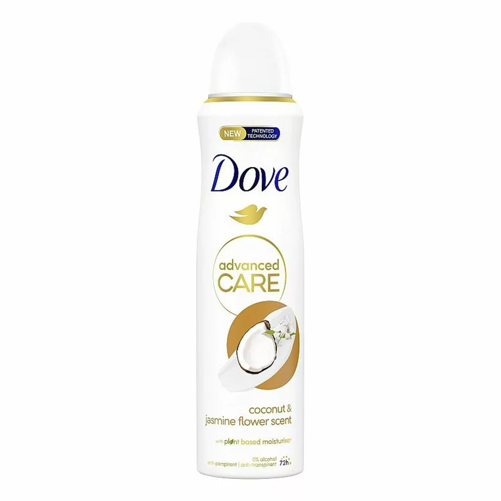 اسپری بدن 48 ساعته داو dove زنانه رایحه نارگیل جزمین