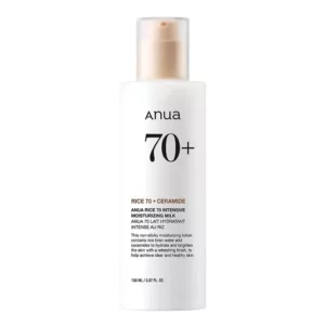 لوشن مرطوب کننده آنوا برنج و سرامید Intensive Moisturizing (جعبه کاغذی در باربری آسیب دیده)