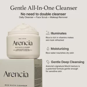 پاک کننده آرنسیا موسین برنج RICE MUCIN CLEANSER