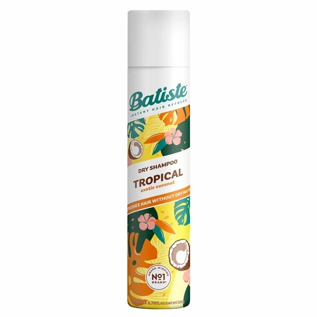 شامپو خشک باتیست رایحه تروپیکال Batiste TROPICAL شامپو خشک باتیست رایحه تروپیکال Batiste TROPICAL