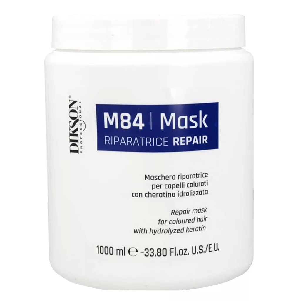 ماسک مو ترمیمی دیکسون مناسب موهای رنگ شده حاوی کراتین هیدرولیز شده مدل M84