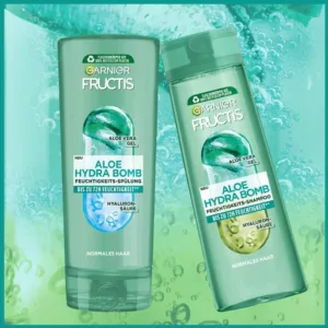 کرم مو فر گارنیر گره گشا مغذی استایل 48 ساعته بدون آبکشی aloe vera air dry cream
