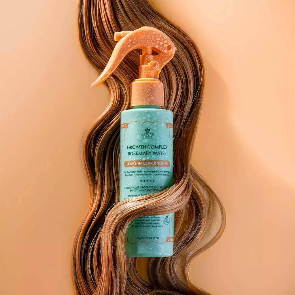 اسپری رزماری نیچر اسپل بعد حمام افرایش رشد مو و ضد ریزش Leave-in conditioner