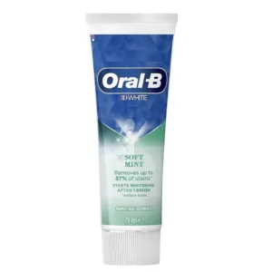 خمیردندان اورال بی PRO 3D WHITE سفید کننده SOFT MINT