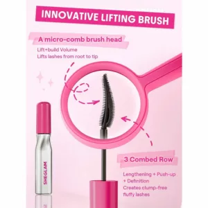 ریمل حجم دهنده و بلند کننده شیگلم صورتی ULTRA LASH LIFT