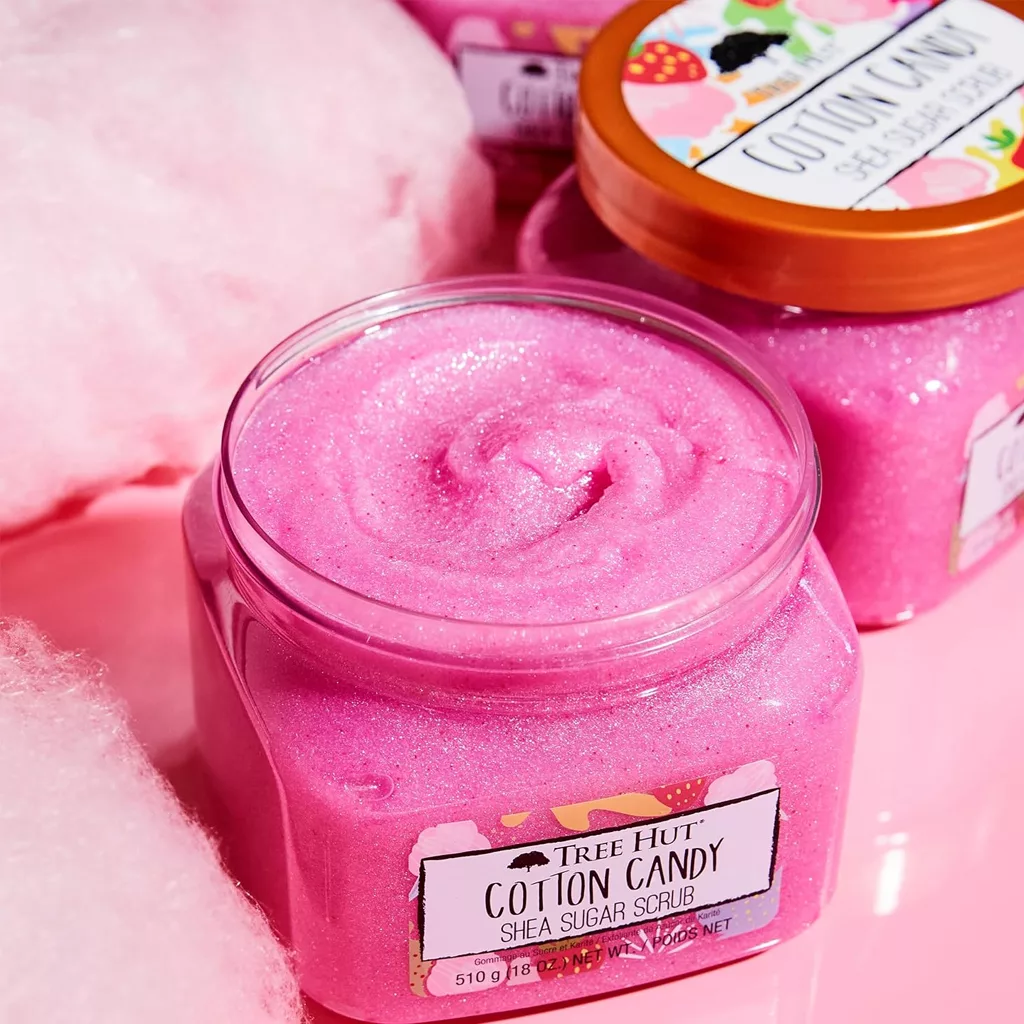اسکراب شکری بدن تری هات مدل cotton candy