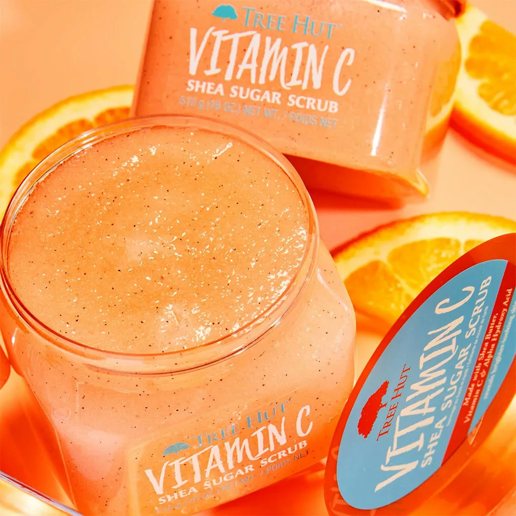 اسکراب بدن شکری تری هات مدل vitamin c