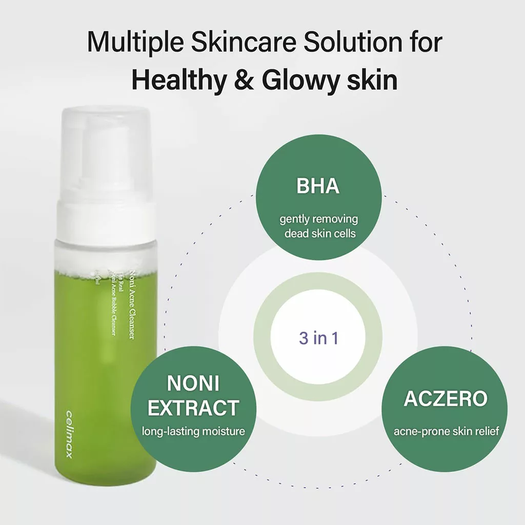 فوم شوینده Noni سلیمکس ضدجوش acne bubble cleanser