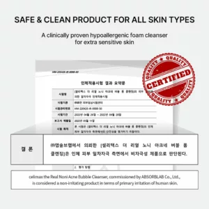 فوم شوینده Noni سلیمکس ضدجوش acne bubble cleanser