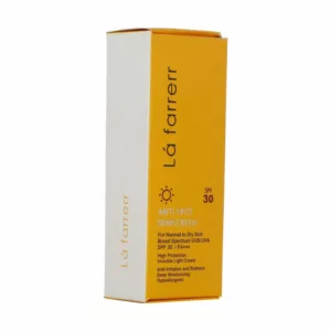 ضد آفتاب ضد لک لافارر spf30 نرمال تا خشک