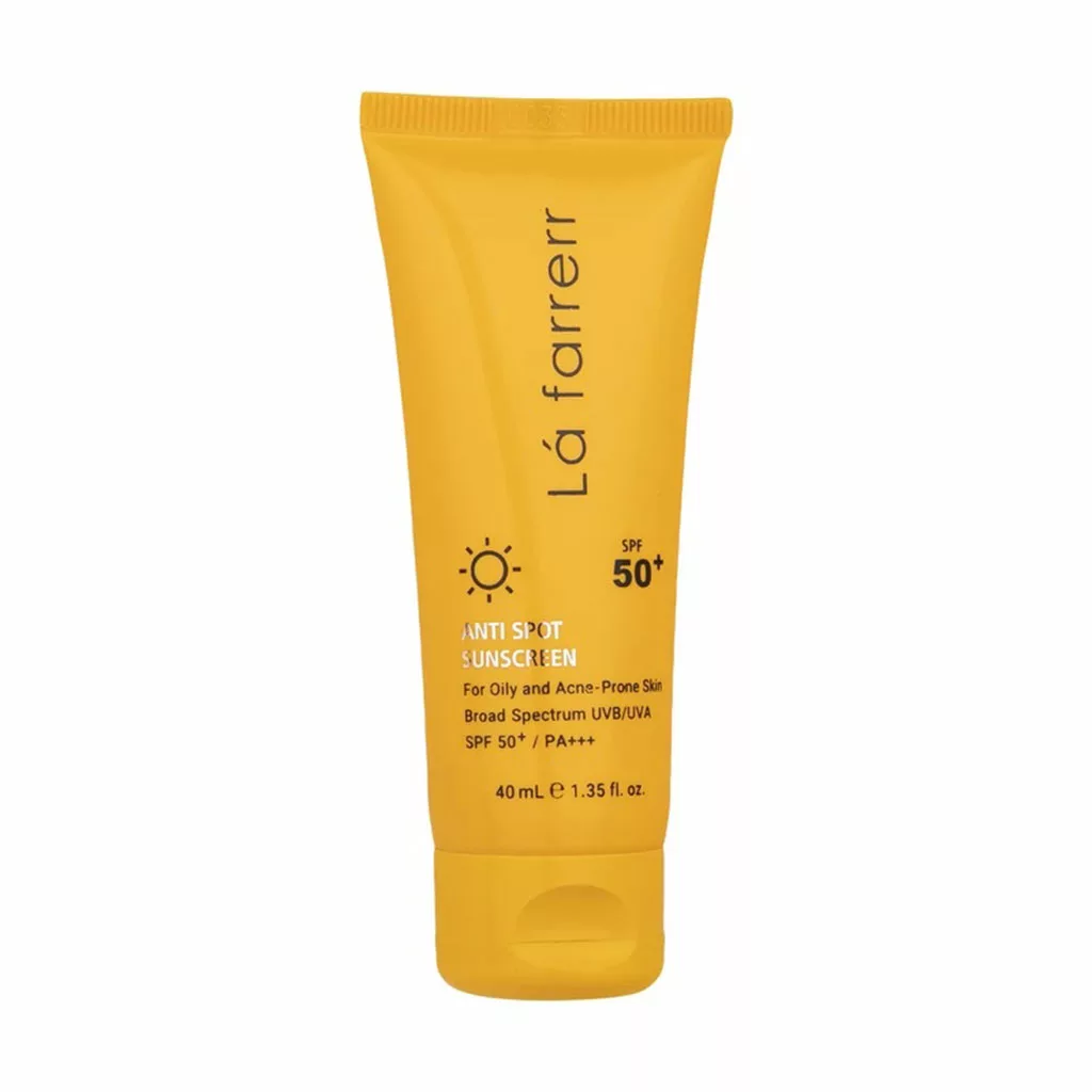 ضد آفتاب ضد لک لافارر spf 50 پوست چرب و دارای آکنه