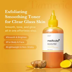 تونر کوجیک اسید مدی کیوب ترمریک niacinamide + glycolic