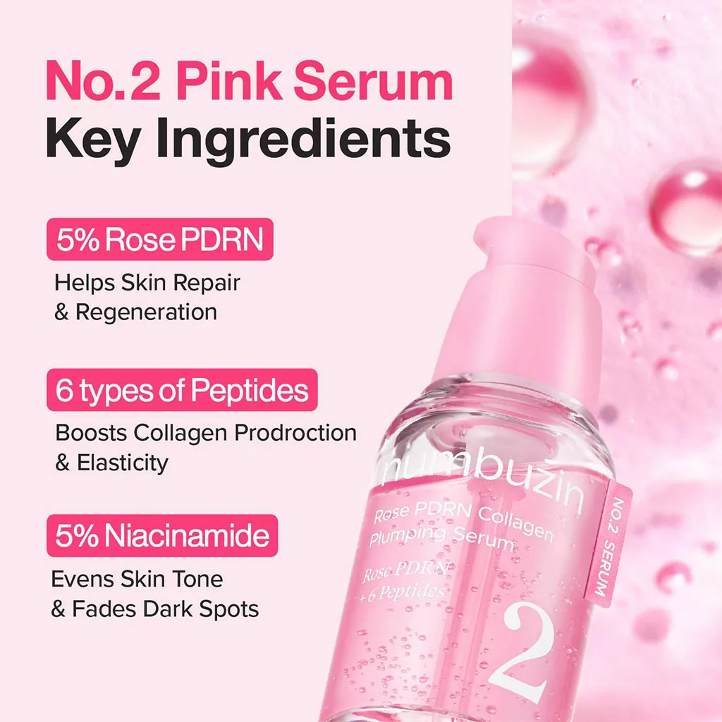 سرم کلاژن 2 نامبوزین PDRN ROSE شماره 2 پپتاید 6