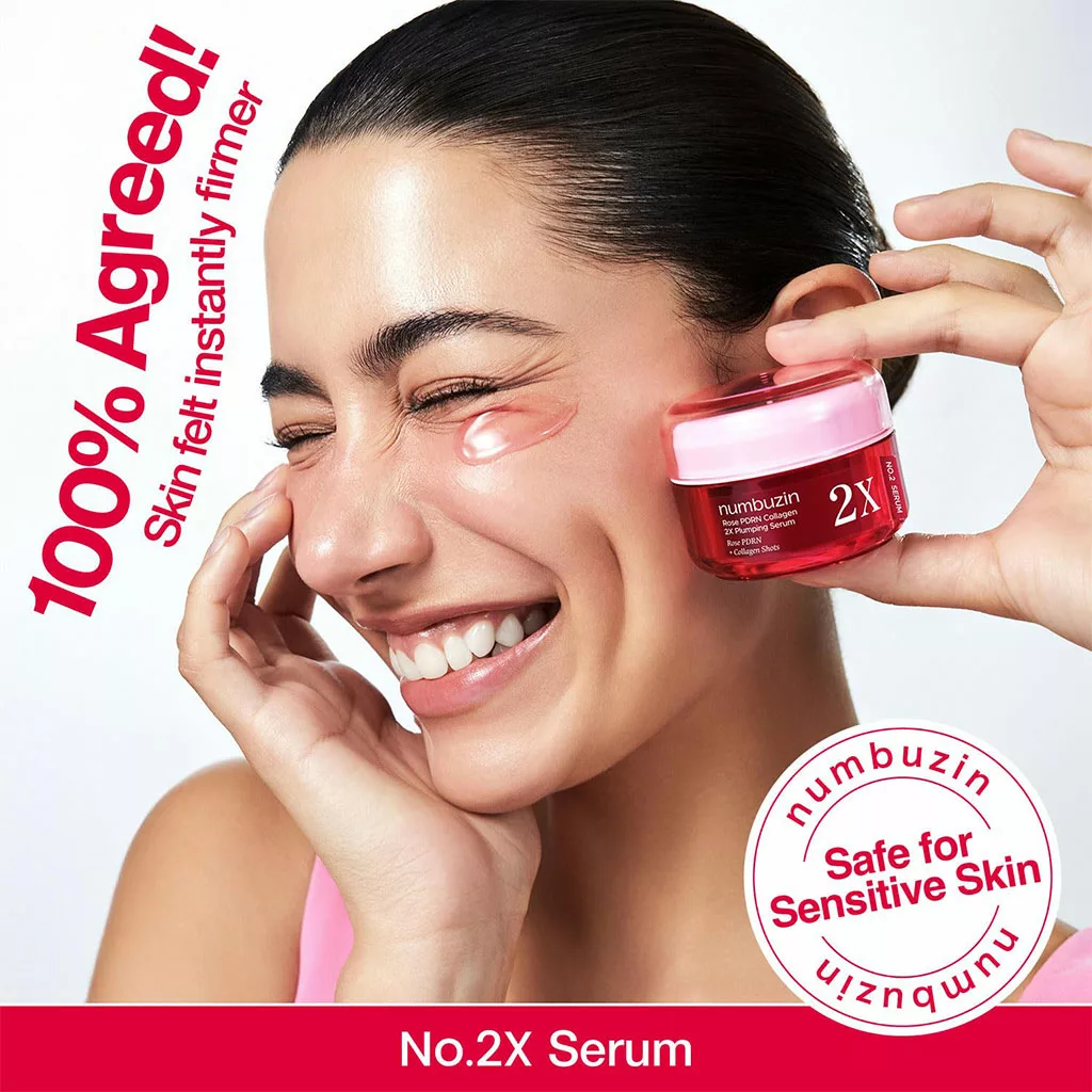 سرم کلاژن 2X نامبوزین PDRN ROSE پلامپینگ shot collagen