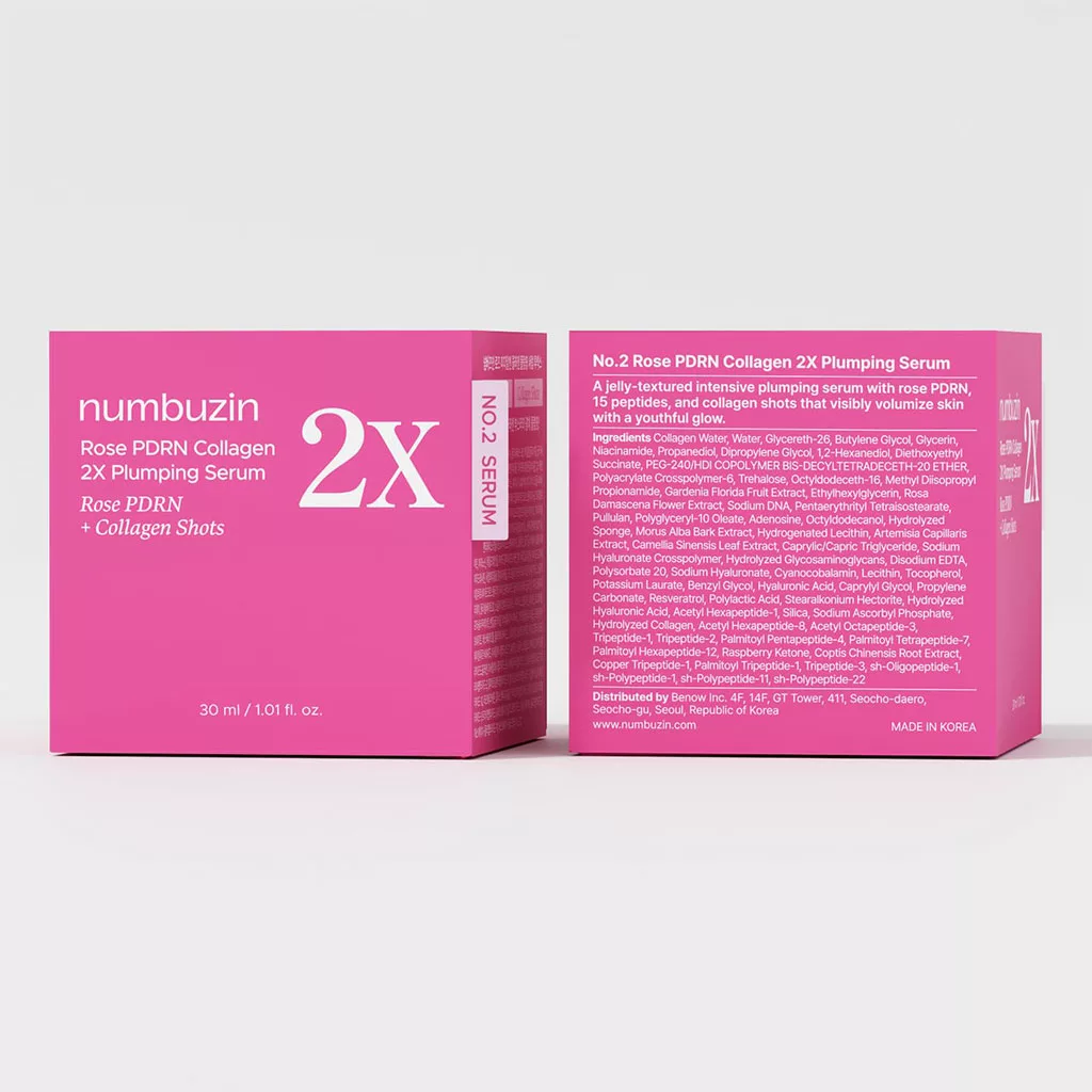 سرم کلاژن 2X نامبوزین PDRN ROSE پلامپینگ shot collagen