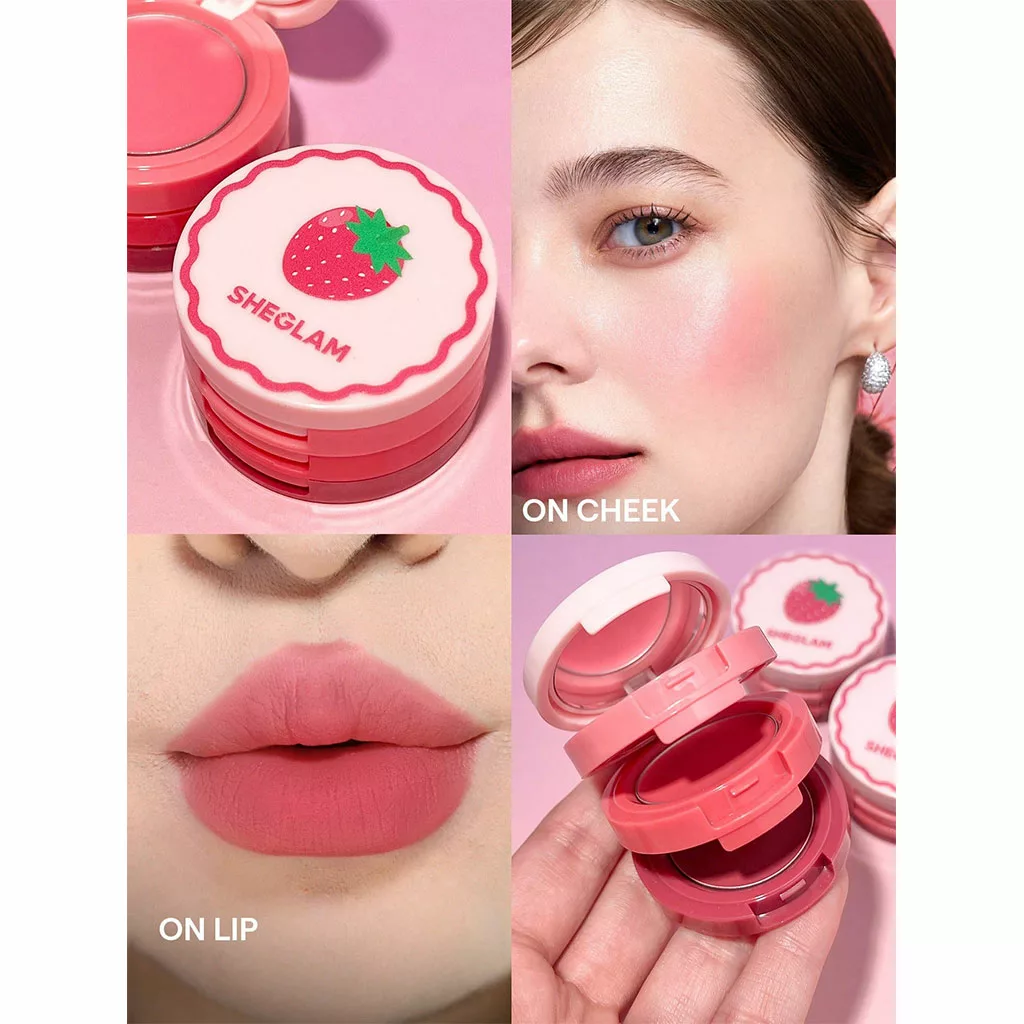 رژ لب و رژگونه کرمی شیگلم ٣طبقه