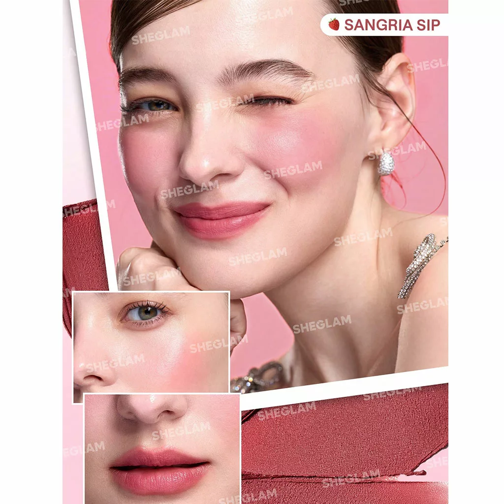 رژ لب و رژگونه کرمی شیگلم ٣طبقه