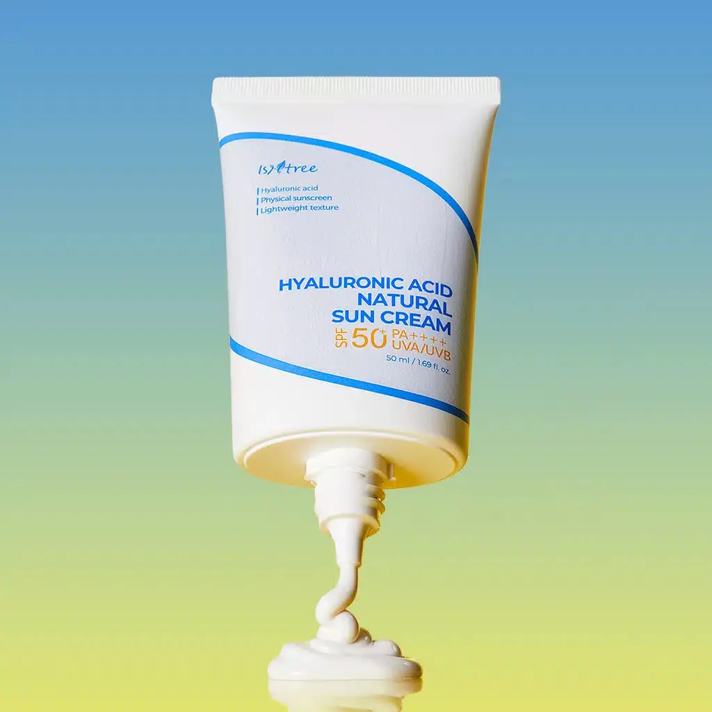 ضدآفتاب ایزنتری هیالورونیک اسید SPF50 نچرال