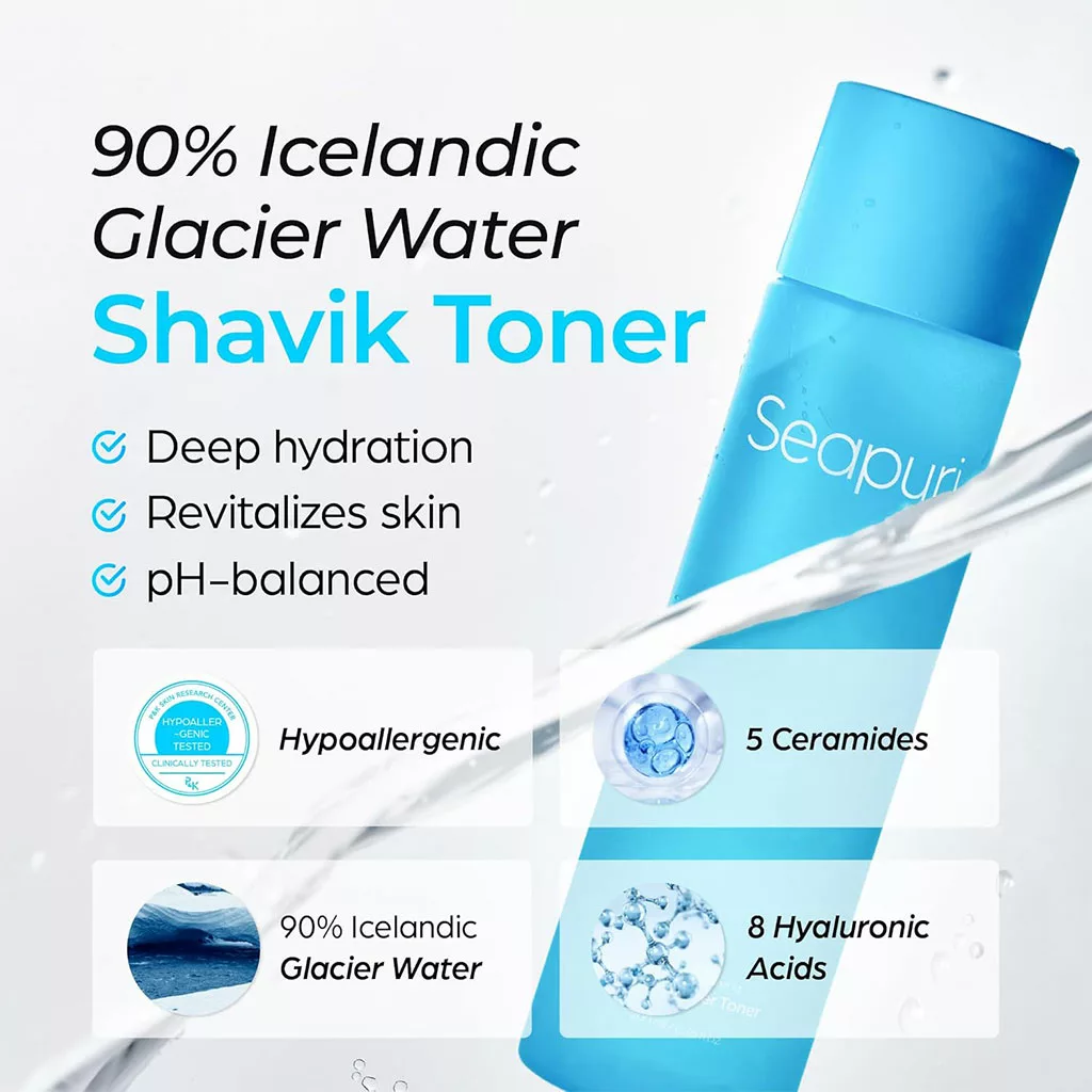 تونر سیپوری تسکین دهنده Shavik Glacier Toner