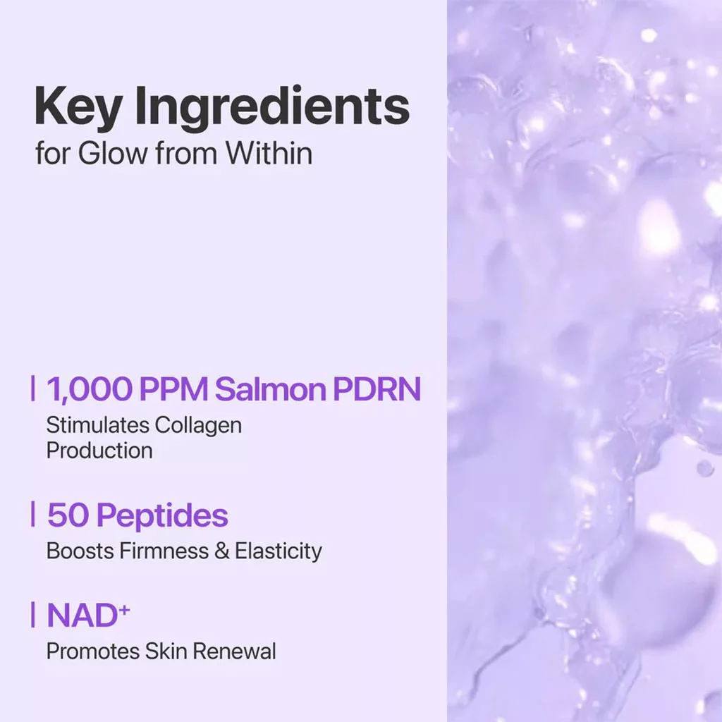 تونر +9 نامبوزین 50پپتاید NAD+PDRN glow boosting Toner