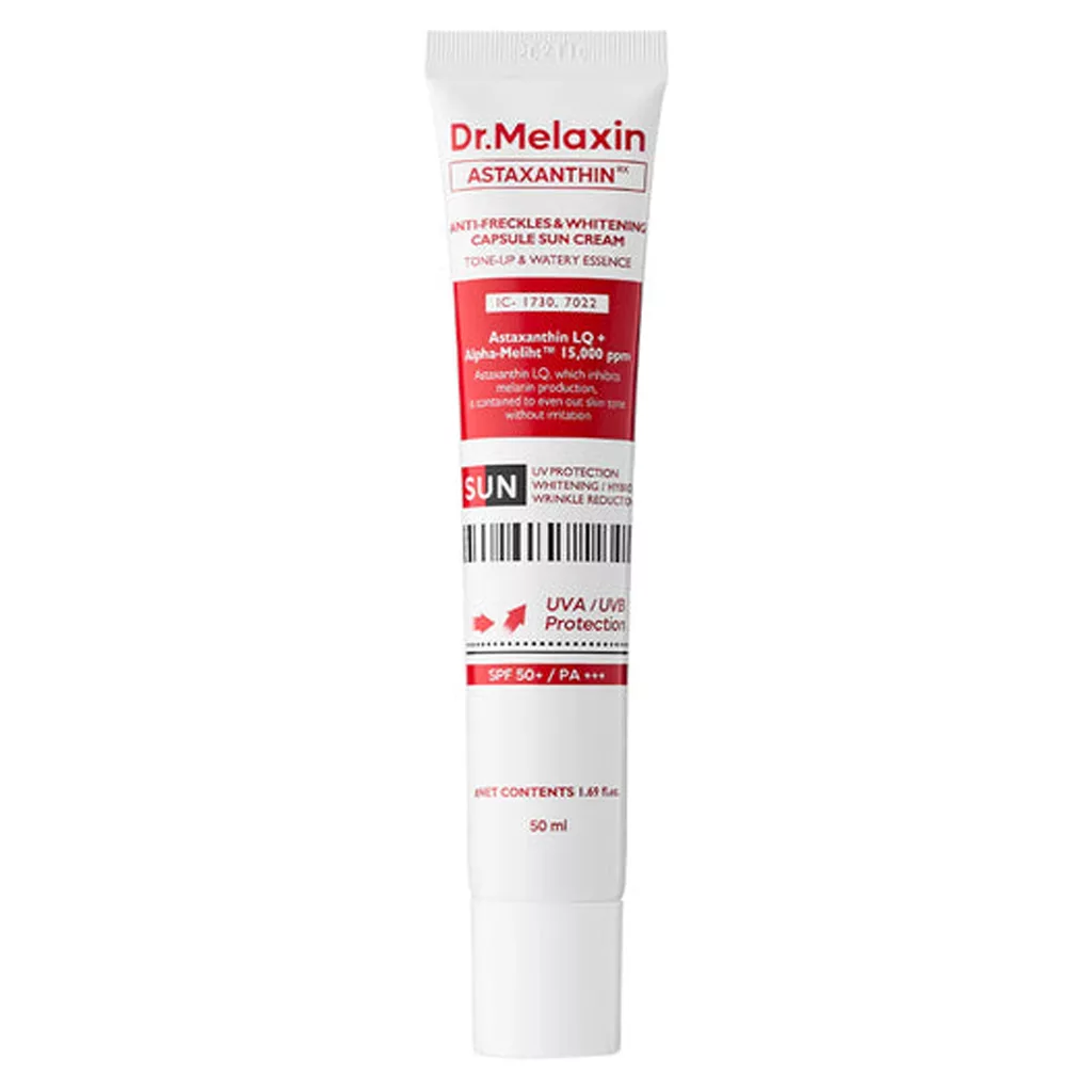 Dr-Melaxin-Astaxanthin-Anti-Freckles-&-Whitening-Capsule-Sunscreen-SPF50+-PA+++-50ml