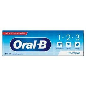 خمیر دندان اورال بی مدل 1.2.3 WHITENING