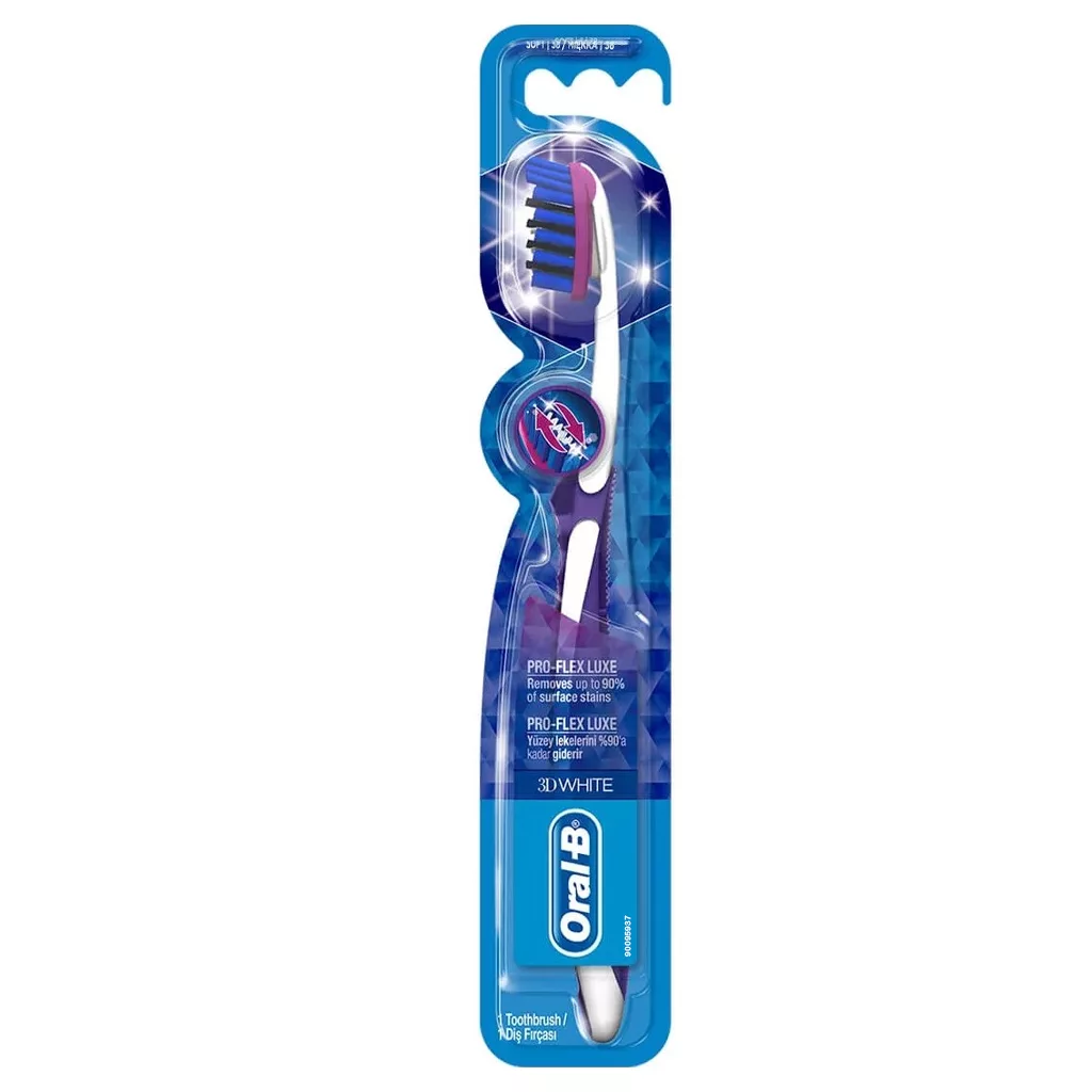 مسواک اورال بی PRO FLEX LUX سافت SOFT 3D WHITE مسواک اورال بی PRO FLEX LUX سافت SOFT 3D WHITE
